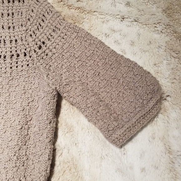 Ann Taylor Loft Long Gray Knit Cardigan Sweater - Picture 3 of 5